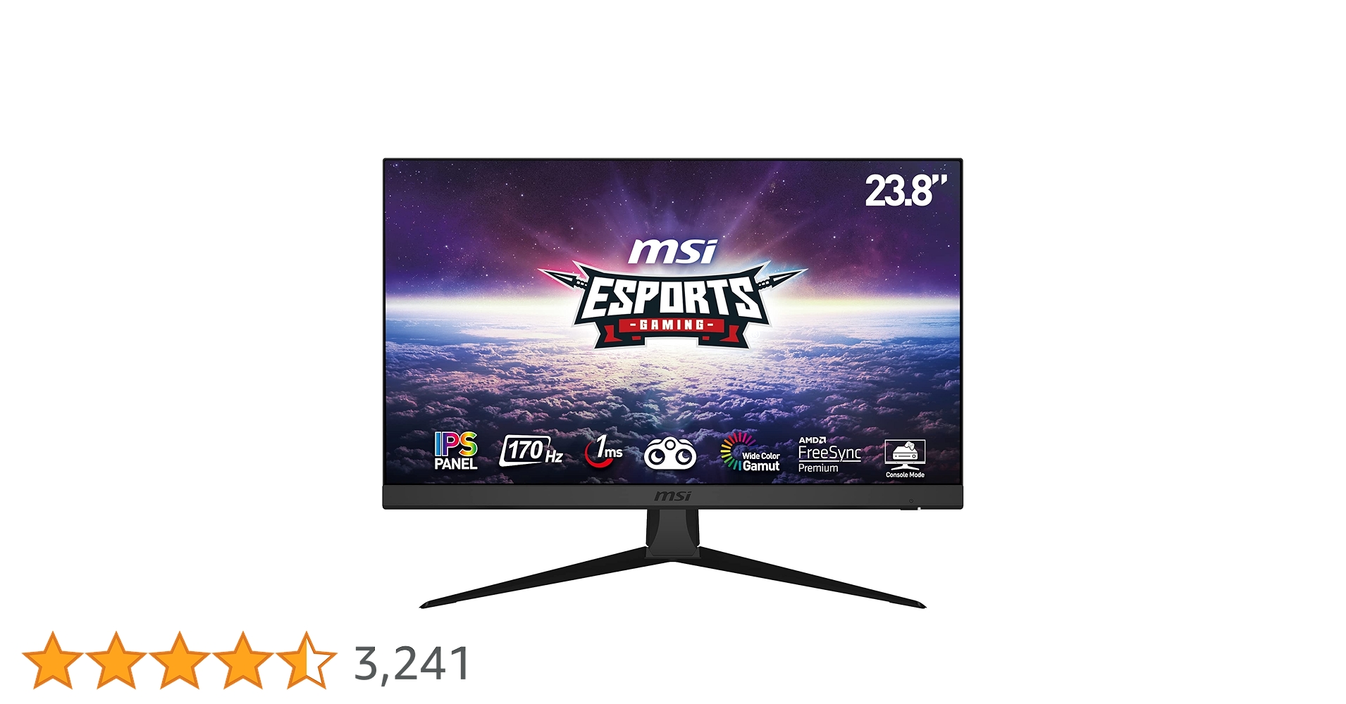 MSI G2412 ゲーミングモニター23.8インチ 箱あり 新品開封未使用 MSI G2412 23.8